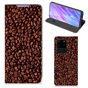 Samsung Galaxy S20 Ultra Flip Style Cover Koffiebonen