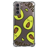 Samsung Galaxy S21 Stevig Bumper Hoesje Avocado Singing