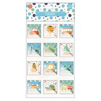 W&o Stickervel 3d Voertuigen Junior 27,5 X 14 Cm Papier 12-delig