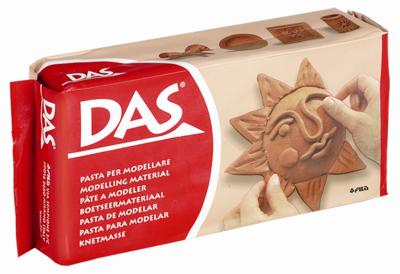 Das Boetseerklei - Klei - Zelfhardend - Terracotta - 500gr - Kleien - Hobby - Volwassenen - Kinderen - Bruin - 1 pak Das Boetseerklei - Klei - Zelfhardend - Terracotta - 500gr - Kleien - Hobby - Volwassenen - Kinderen - Bruin - 1 pak