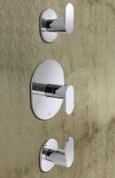 Hot Bath Friendo 007 Inbouw thermostaat met twee stopkranen Chroom