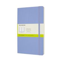 Notitieboek Moleskine large 130x210mm blanco soft cover hydrangea blue - thumbnail