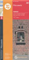 Topografische kaart - Wandelkaart 44 Topo50 Peruwelz | NGI - Nationaal Geografisch Instituut