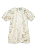 Kenzo Kids robe en jacquard à motif graphique - Tons neutres - thumbnail