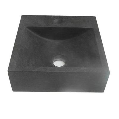 Fontein Ruti Vierkant 30x30x10cm Limestone Antraciet Fontein Ruti Vierkant 30x30x10cm Limestone Antraciet