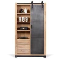 Opbergkast (schuifdeur) Indiana - Nature White