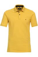 Casa Moda Casual Fit Polo shirt Korte mouw geel