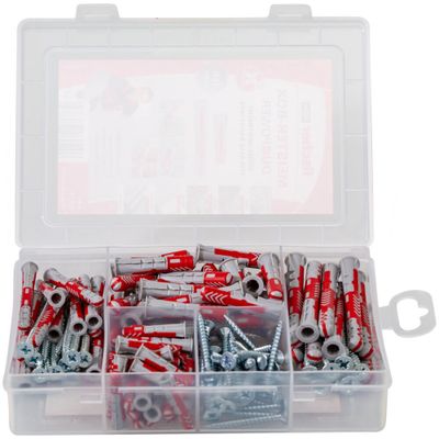 Fischer 540299 schroefanker & muurplug 150 stuk(s) Schroef- & muurplugset