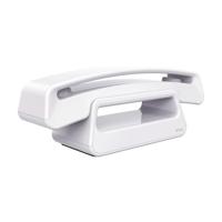 ALCATEL ePure Iconic - DECT draadloze vaste telefoon - vintage design - groot grafisch display met hoge leesbaarheid - handsfree-functie - oproepblokkering - wit