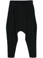 Homme Plissé Issey Miyake pantalon sarouel à design plissé - Noir