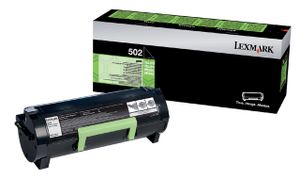 Lexmark 502 tonercartridge 1 stuk(s) Origineel Zwart