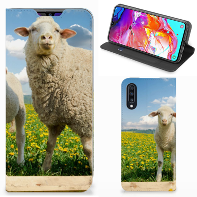 Samsung Galaxy A70 Hoesje maken Schaap en Lammetje