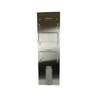 Wandhouder RVS 3-Dispenserbox + Zeeppomp, 1st