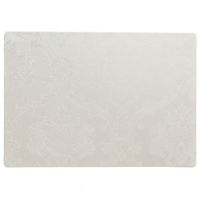 Stevige luxe Tafel placemats Amatista wit 30 x 43 cm   -