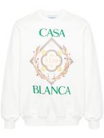 Casablanca sweat en coton à logo imprimé