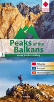 Wandelkaart Peaks of the Balkans | Huber Verlag - thumbnail