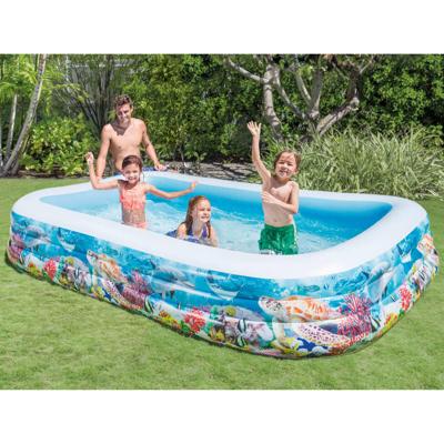 Intex Familezwembad Swim Center oceaanleven ontwerp 305x183x56 cm