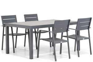 Lifestyle Stella/Residence 164 cm dining tuinset 5-delig