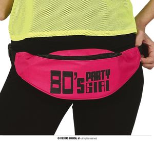 Heuptasje 80&apos;s Party Girl Roze