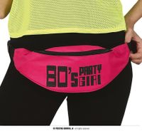 Heuptasje 80's Party Girl Roze