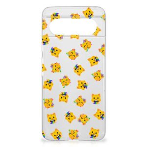 TPU bumper voor Google Pixel 8 Katten Emojis