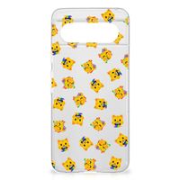 TPU bumper voor Google Pixel 8 Katten Emojis - thumbnail