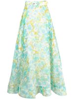 ZIMMERMANN jupe longue High Tide à fleurs - Vert