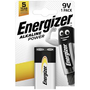 Energizer Power 6LR61 9V batterij (blok) Alkaline 9 V 1 stuk(s)