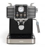 Livoo Espresso Koffie Machine - Zwart