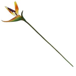 Kunstbloem Strelitzia - 62 cm - losse tak - kunst zijdebloem - Paradijsvogelplant - decoratie