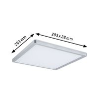 Paulmann Atria Shine 70994 LED-plafondlamp 16 W Warmwit Chroom (mat) - thumbnail