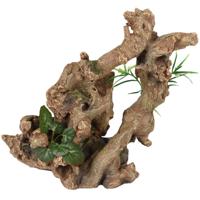 Aquarium decoratie Dio Wortels met Plant - 24 x 19 x 25 cm 24 x 19 x 25 cm Flamingo Naturel