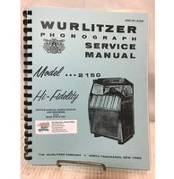 Wurlitzer 2150 Jukebox Service Manual - thumbnail