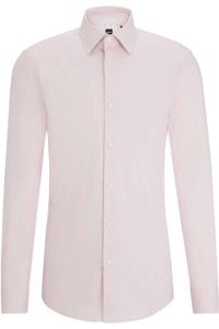 BOSS Slim Fit Overhemd roze, Effen