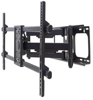 Manhattan 461290 Universele muurbeugel voor grote schermen kantel- en zwenkbaar (voor flatscreens en gebogen displays van 37 inch tot 90 inch) tot 75 kg zware stalen constructie zwart