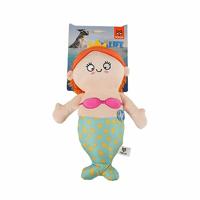 BarkButler x Fofos Sealife Mermaid Plush Dog Toy, Multicolor|X-Small - Medium (0-20kg) |Versterkte naden|Verbeterde duurzaamheid|Squeaker binnen|voor alle hondenrassen|Kauwen, sleepboot, spelen