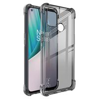 Imak Anti-kras OnePlus Nord N100 TPU Cover met Screenprotector - Zwart / Transparant - thumbnail