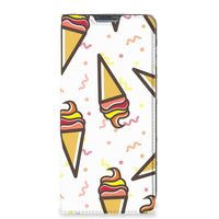 Poco X4 Pro 5G Flip Style Cover Icecream - thumbnail