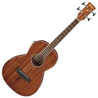 Ibanez Performance Series PNB14E-OPN - Parlor Body Electro-Acoustic Bass Guitar - Open Pore Natural