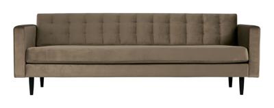 WOOOD 3-zits Bank 'Livia', kleur Olijfgoud