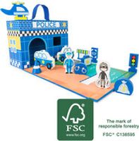 Police Station Themed Play Set - thumbnail