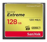 SanDisk CF Extreme 128GB flashgeheugen CompactFlash - thumbnail