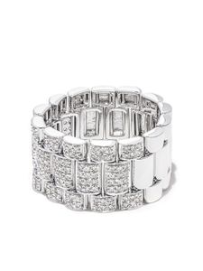 SHAY bague en or blanc 18ct sertie de diamants - Argent