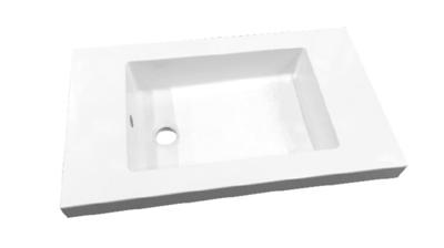 Best Design Slim 60cm wastafel zonder kraangat wit Best Design Slim 60cm wastafel zonder kraangat wit