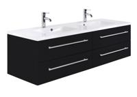 Saniclear Wide wastafelmeubel 160cm zwart