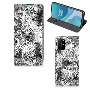 Mobiel BookCase OnePlus 8T Skulls Angel