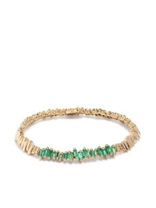 Suzanne Kalan bracelet New ID en or 18ct à ornements - Vert