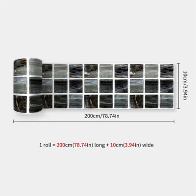 DecoMosaic Waterdichte Mozaïek Wandstickers