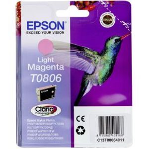 Epson Hummingbird Singlepack Light Magenta T0806 Claria Photographic Ink