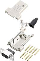 Encitech DTSL09-LJSRG-T-DBCS-K 6355-0069-11 D-SUB Buchsenleisten-Set 180° Polzahl: 9 Crimpen 1 pc(s)